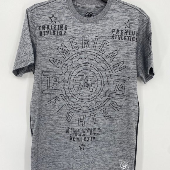 American Fighter Mens Grey Tshirt 